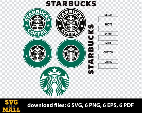 Download 296+ Starbucks Logo Silhouette Cut Images